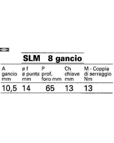 TASS. SLM  8 C/GANCIO     