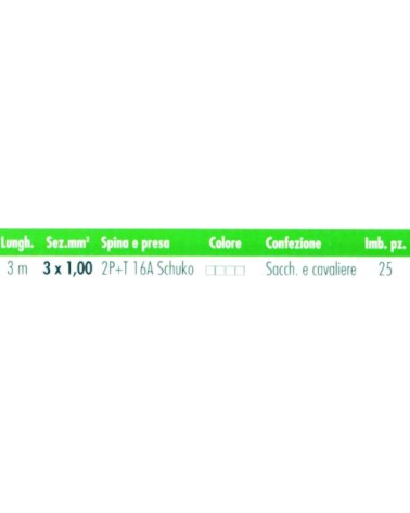 PROLUNGA 3M SCHUKO MF  BIA