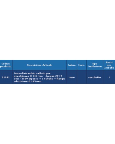 DISCO PRESE 4 BIP+1 SCHUKO