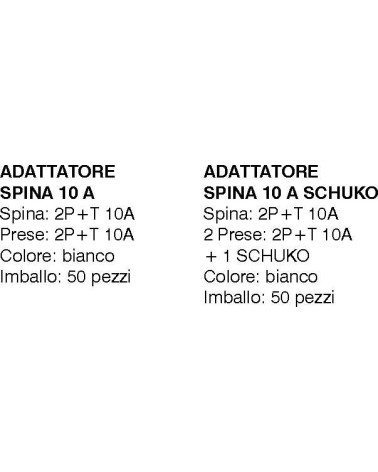ADATT.TRIPLO SPIN 2P+T 10A