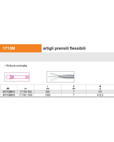 1713M ARTIGLI PRENS  500MM