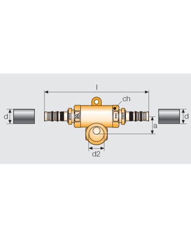TEE DIS ATT 16X1/2FX16 SP2