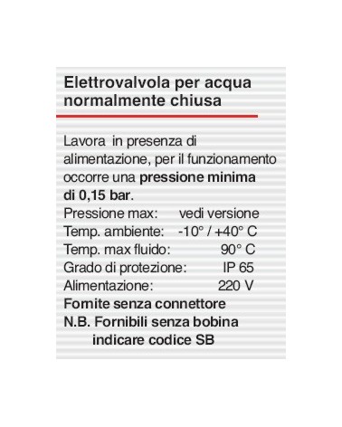 ELETTR NC 1/2 ACQ SENZ BOB