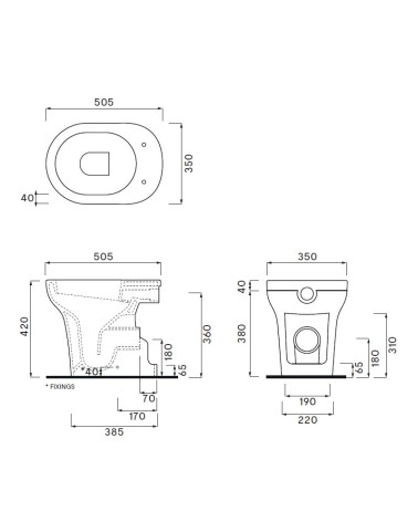 VASO SCAR PARETE JO BIANCO