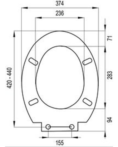 SEDILE STAR CERN/INOX RALL