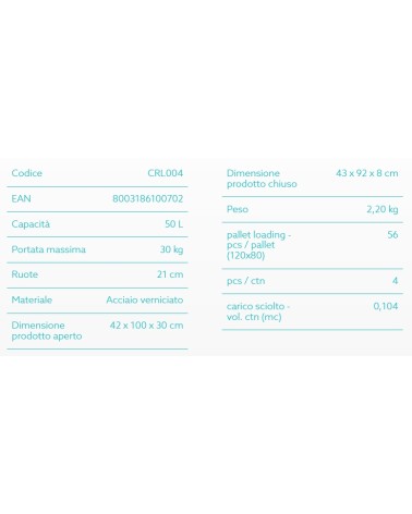 CARRELLO SPESA DAKAR RU/XL