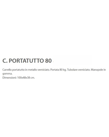 CARRELLO PORTATUT BLU 80KG