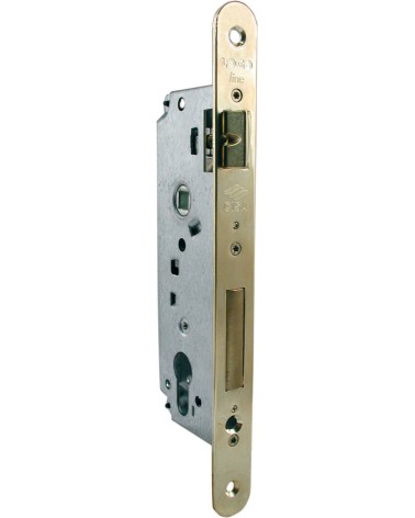 Cisa 5C631-45 serie LOGO serratura da infilare per cilindro europeo, catenaccio e scrocco, quadro maniglia, frontale mm.22, bord