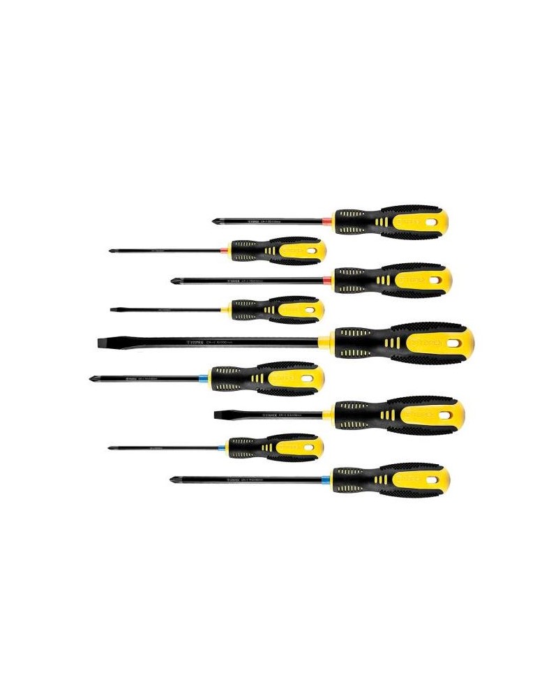 SET DI GIRAVITI - TOPEX 39D930set di giraviti, 9 pezzi